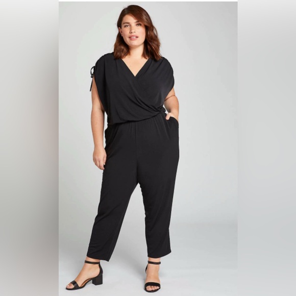 Lane Bryant Pants - Lane Bryant Black Jumpsuit
